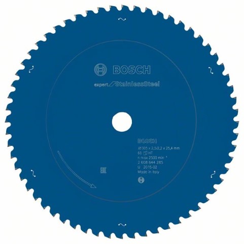 BOSCH CIRCULAR SAW BLADE STAINLESS STEEL CUTTING 12'' 305 X 2.6MM